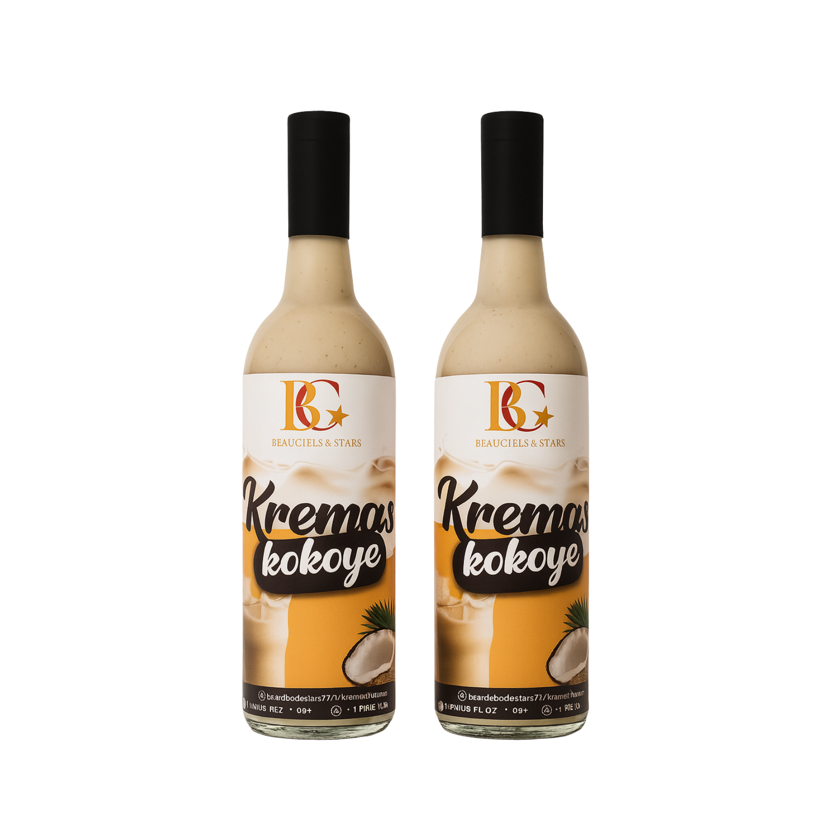 Kremas Kokoye – Haitian Coconut Cream 750 ml (Pack of 2)