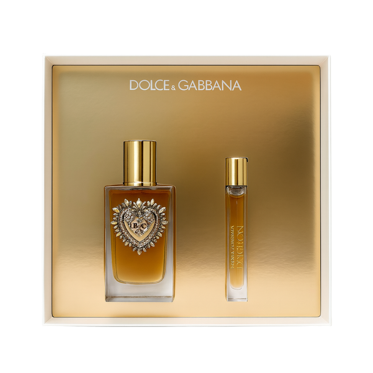 Dolce & Gabbana Devotion Gift Set – Luxury Eau de Parfum Collection for Women (Full Size + Travel Spray)