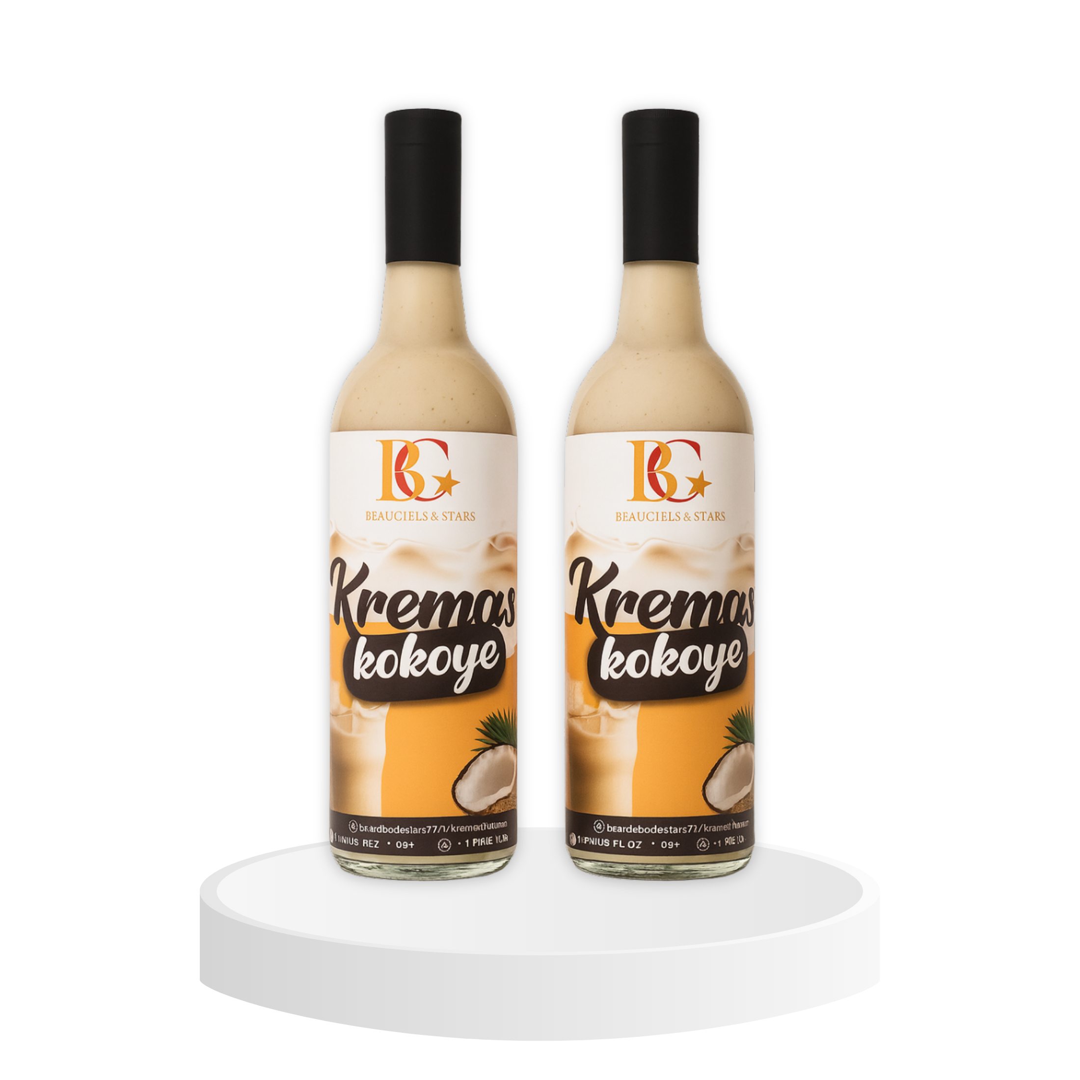Kremas Kokoye – Haitian Coconut Cream 750 ml (Pack of 2)